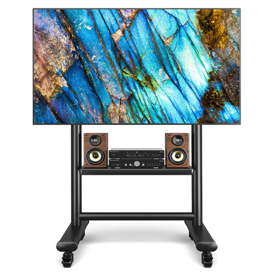 Heavy Duty Mobile TV Stand for 50-92 Inch Large TV