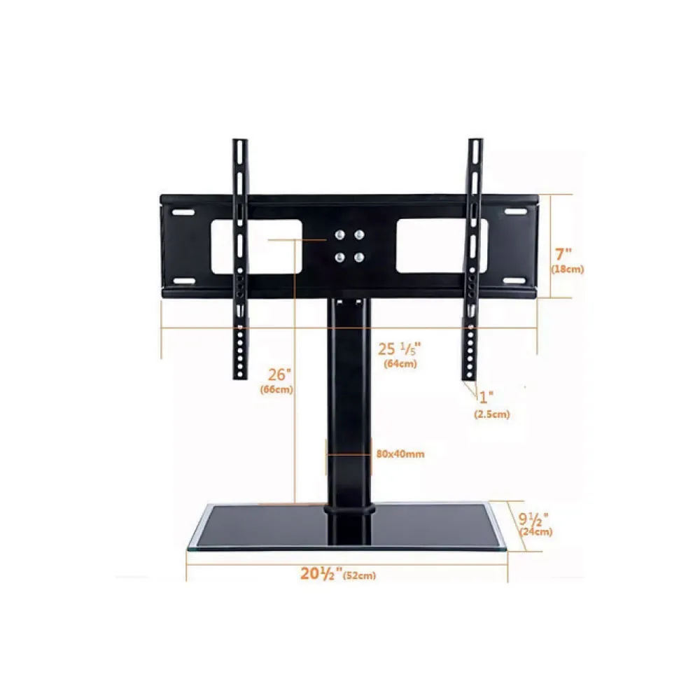 Desktop TV Stand for 32"–60" TV