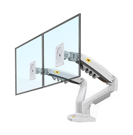 NB ERGONOMIC Dual Monitor Arm F160 White