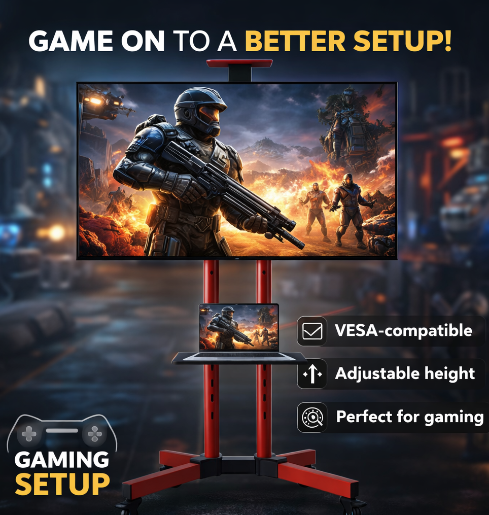 Mobile TV Stand for 32 to 75 inch TV