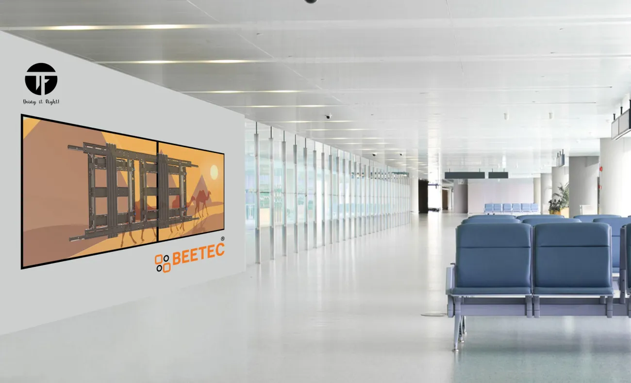 Full Service Portrait Wall Mount for 72"-120" Flat Screens