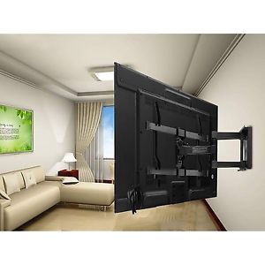 Double Arm Swivel Full Motion TV Wall Bracket for 26"-70" TV