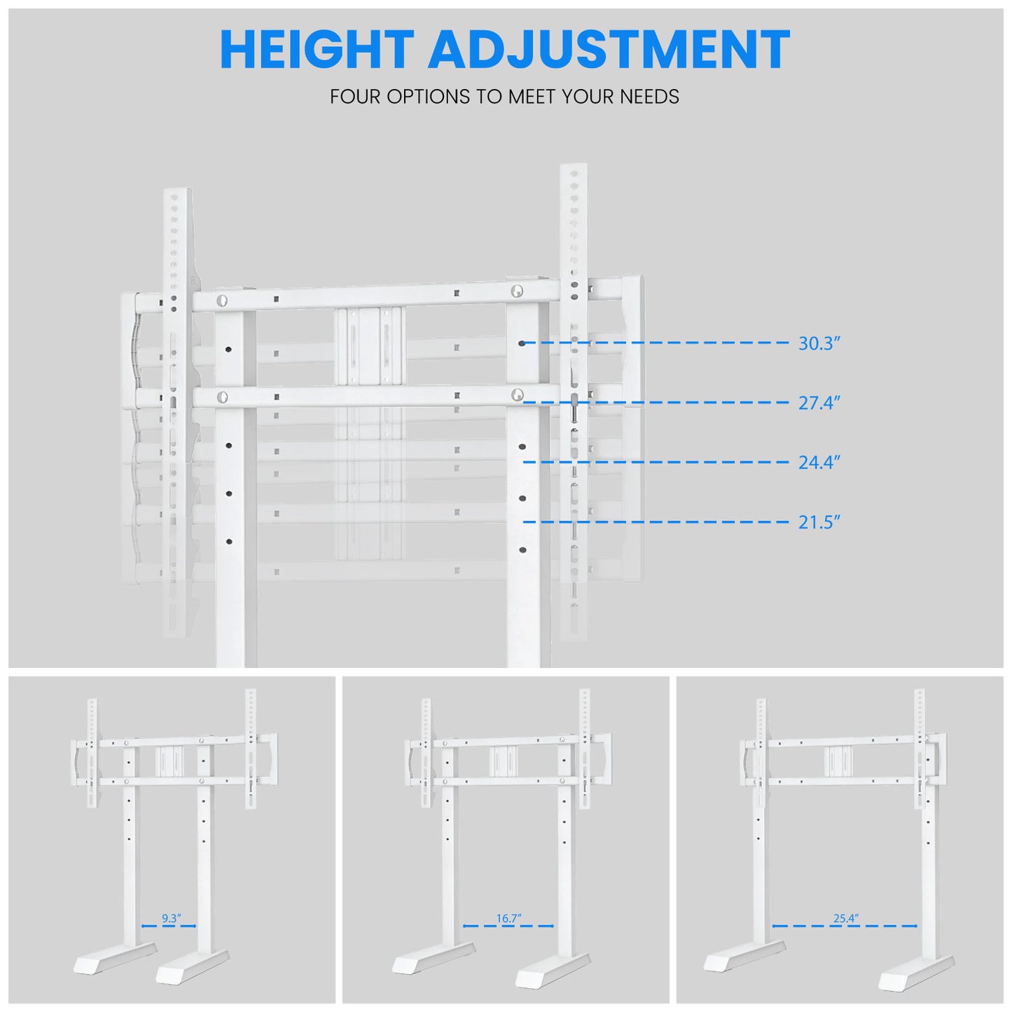 Tabletop TV Stand Steel TV Legs for 55 to 90 Inch TV