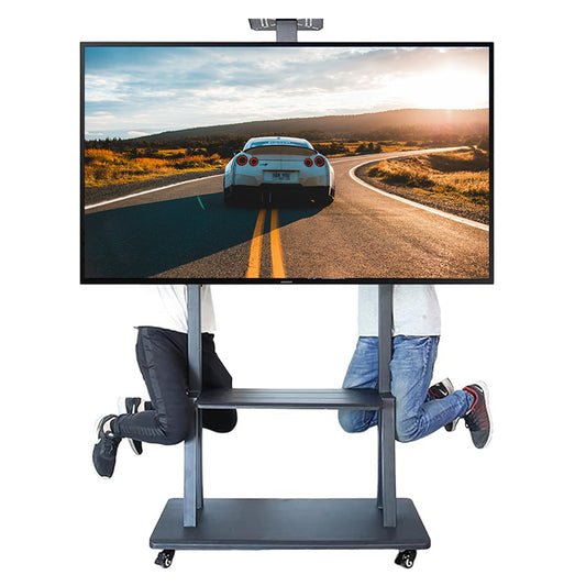 Mobile TV Stand with Wheels for 50”-100” TV