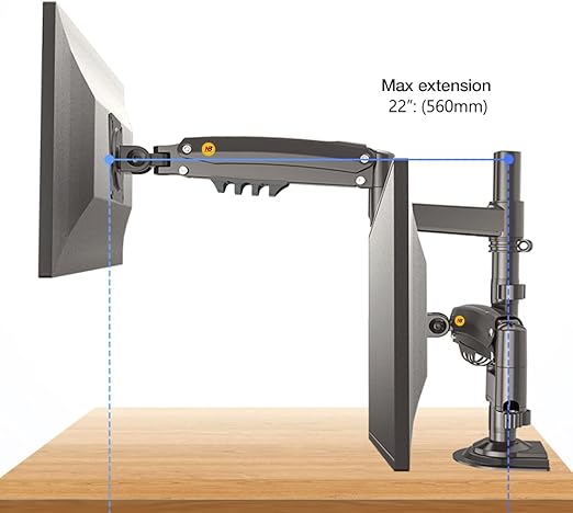 Dual Monitor Arm for Two 17″-27″ monitors