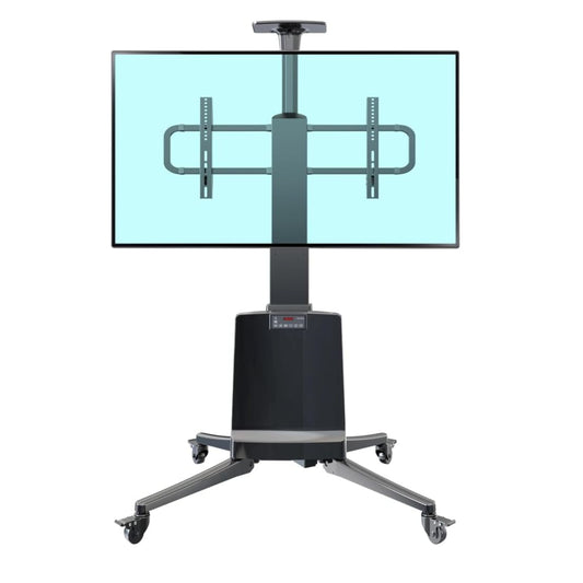 NB ERGONOMIC Motorized TV Floor Stand TW85 for 55″ to 85″ TV Black