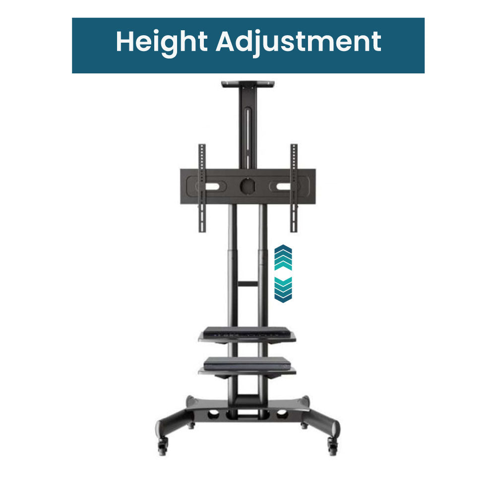 Mobile TV Stand with Wheels for 40"-70" Inch TV