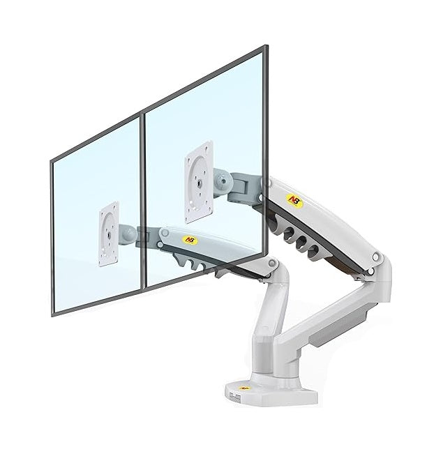 NB ERGONOMIC Dual Monitor Arm F160 White