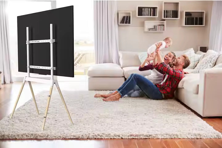 Four-Legged Easel TV Stand for 32 to 75 Inches TV