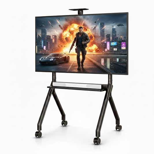 Heavy-duty Mobile TV Stand for 86 to 120 Inch TVs
