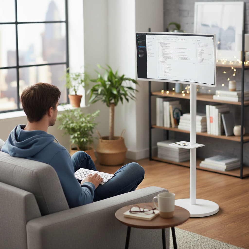 Mobile Monitor Stand for 14–40 Inch Screens