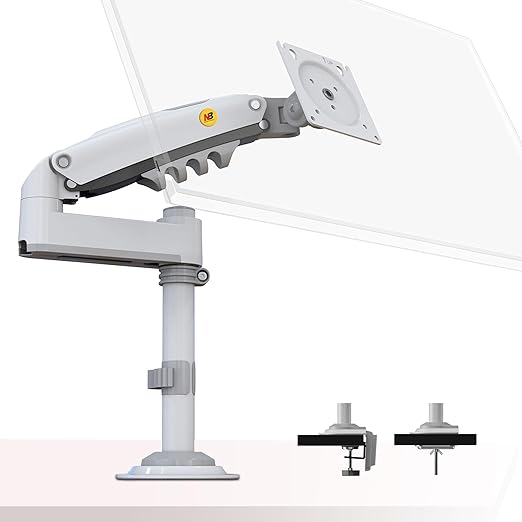 NB ERGONOMIC Monitor Arm Desk Mount 17″-30″ Monitor Screen H100 Black 