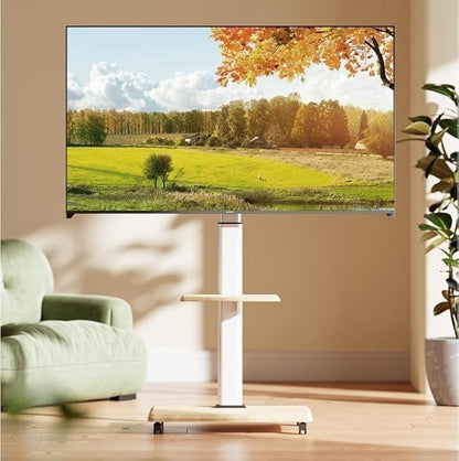 Mobile TV Stand with Wheels for 32-75 Inch LCD LED TVs