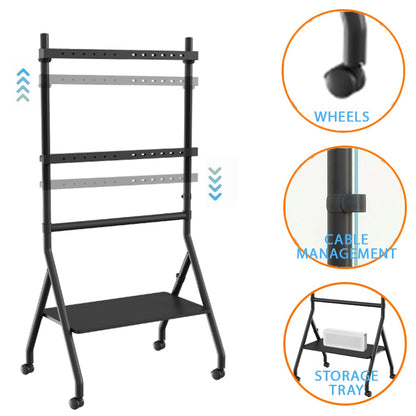 Mobile TV Stand for 32–86 Inch TV Screens