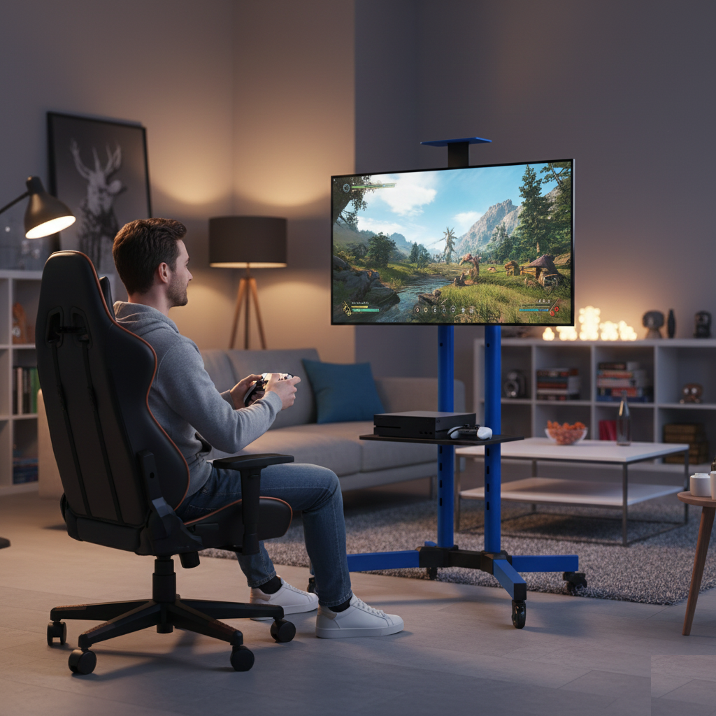 Mobile TV Stand for 32 to 75 inch TV