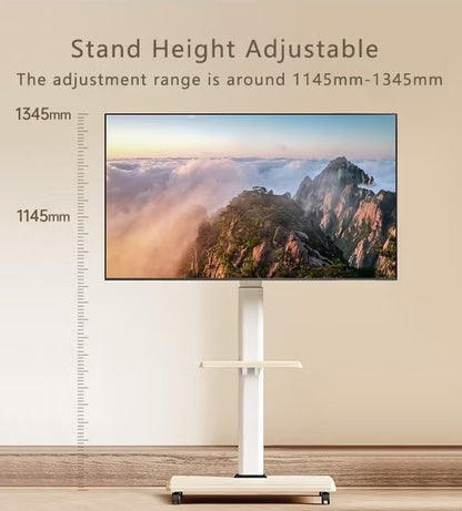 Mobile TV Stand with Wheels for 32-75 Inch LCD LED TVs