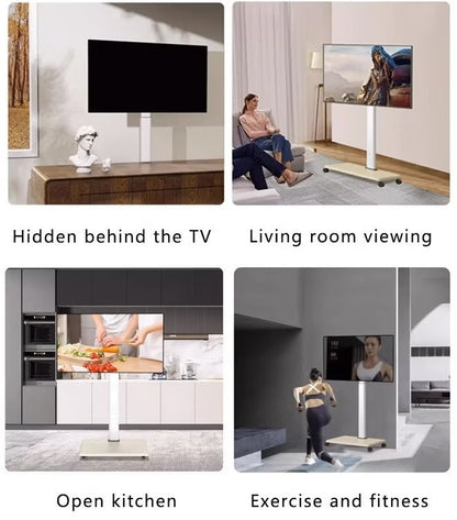 Mobile TV Stand with Wheels for 32-75 Inch LCD LED TVs