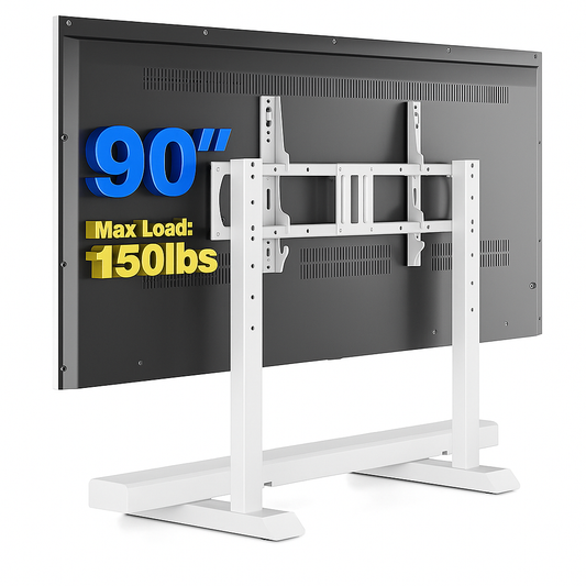 Tabletop TV Stand Steel TV Legs for 55 to 90 Inch TV