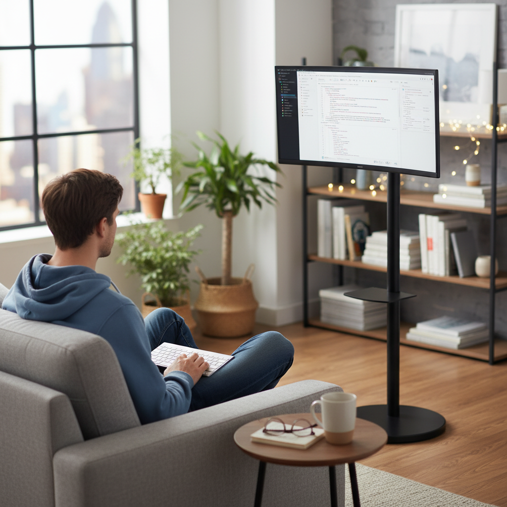 Mobile Monitor Stand for 14–40 Inch Screens