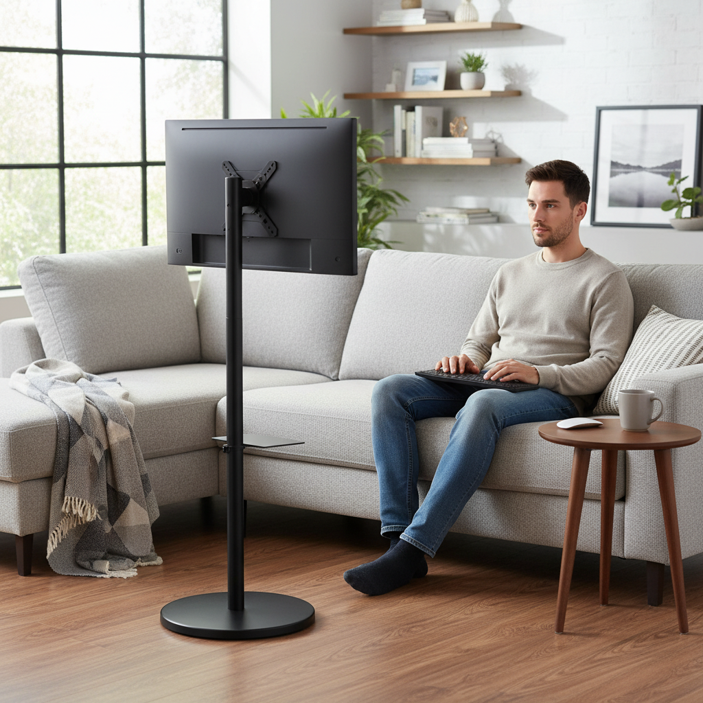 Mobile Monitor Stand for 14–40 Inch Screens