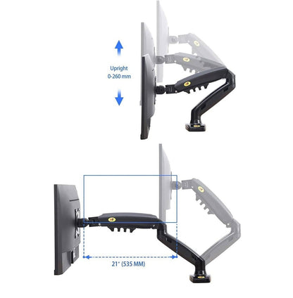 Single Monitor Arm for 17″-30″ monitor