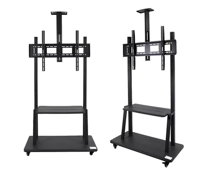 Mobile TV Stand with Wheels for 50”-100” TV