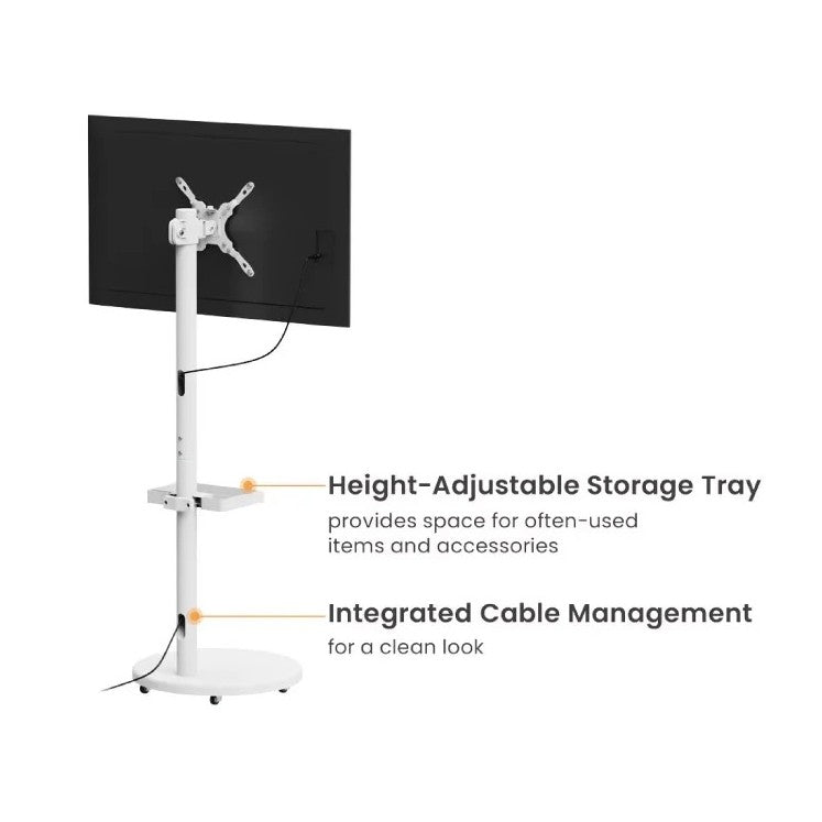 Mobile Monitor Stand for 14–40 Inch Screens