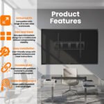 Fixed TV Wall Mount for 55-120 Inch TVs - Image 2