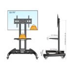 Mobile TV Stand for 32" - 75" TVs - Image 6