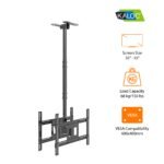 Double Panel Ceiling TV Mount for 32"–55" TVs - Image 7
