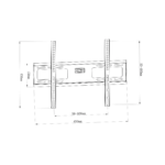 Fixed TV Wall Mount for 32-60 Inch TVs - Image 5