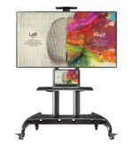Heavy-Duty Mobile TV Cart for 55–90 Inch TVs