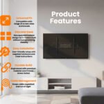 Fixed TV Wall Mount for 37-80 Inch TVS - Image 2