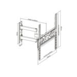 Dual Arm Full-Motion TV Wall Mount for 26" - 65" TVs - DB440 - Image 8