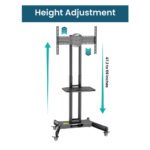 Mobile TV Stand for 32–65" TVs up to 50 kg – L65X - Image 6