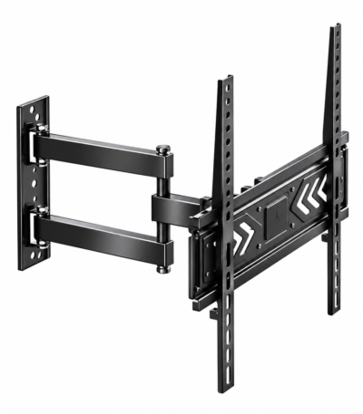 full-motion TV wall mount for 26–65 inch LED and LCD flat-panel TVs