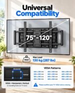 Full-Motion TV Wall Mount for 75–120" TVs up to 130kg - Image 2