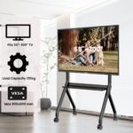 Heavy Duty Mobile TV Stand for 55" - 100" TVs - Image 2